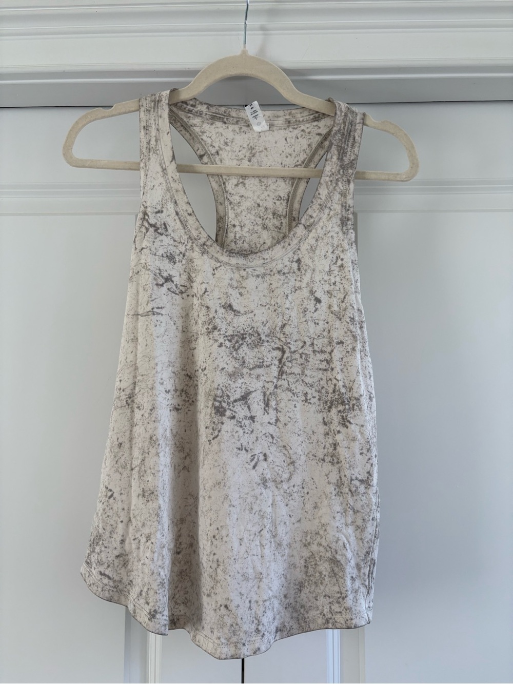 lululemon athletica Neutral Marble-Print Racerback Tank